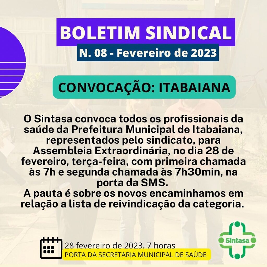 Convocação: Itabaiana